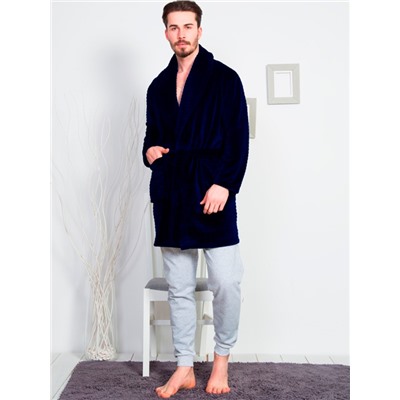 №160506 1059 Халат мужской Vienetta Дроп Soft короткий