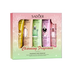 Набор парфюмированных кремов для рук в коробке Sadoer, 5 шт. * 30 гр.
