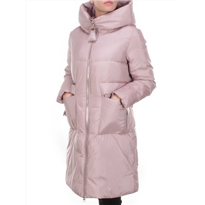 2119 PINK Пальто зимнее женское MELISACITI (200 гр. холлофайбера)