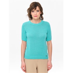 Джемпер вязаный с короткими рукавами