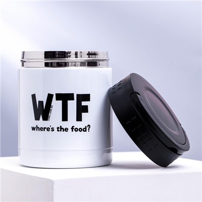 Термос для еды WTF, 400 мл, сохраняет тепло 6 ч