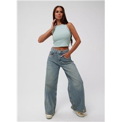 Женские джинсы винтажные широкие CRACPOT