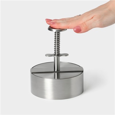 Пресс для бургеров Magistro Steel, 14×11.5 см, 304 сталь, серебристый