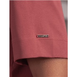 Свободная футболка с принтом из премиального хлопка с эластаном