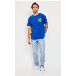 Футболка муж. FJ-6000-08 d.blue