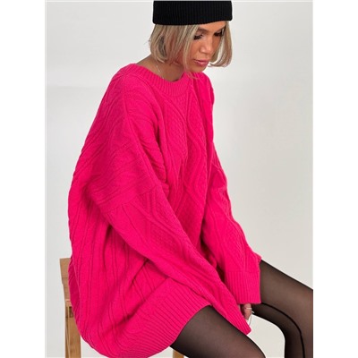 Джемпер туника DENIZ, Фуксия