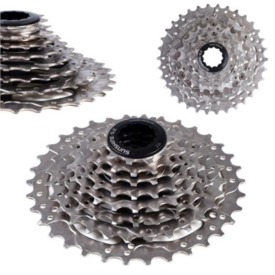 Кассета SUNSHINE MTB. 8 скоростей. 11-34T. HR8-34. никелиров. 320 г /уп 50/