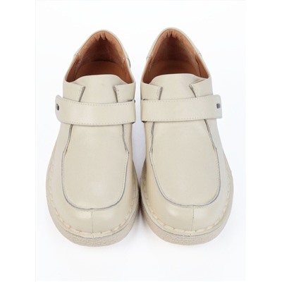 01-D7581-2 BEIGE Ботинки демисезонные женские (натуральная кожа)