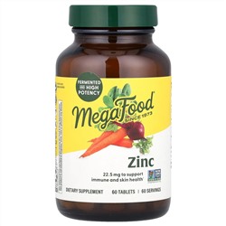 MegaFood, цинк, 60 таблеток