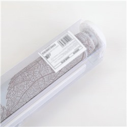 Штора рулонная «Листья», 60×200 см (с учётом креплений 3.5 см), коричневая