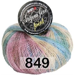 Пряжа Сеам Angora Fine Print