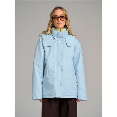 Плащ женский голубой