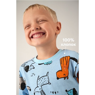 Хлопковая пижама для мальчика Happyfox