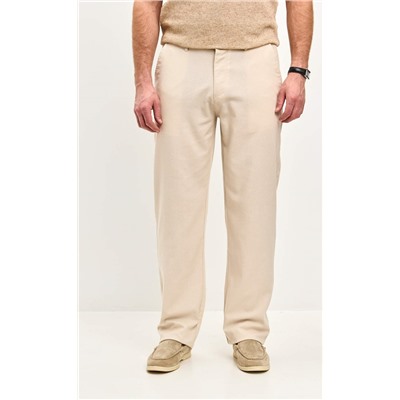 Брюки лен P511-0852 l.beige