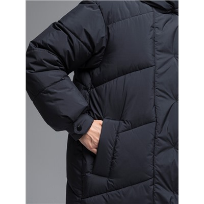 Пуховик женский черный