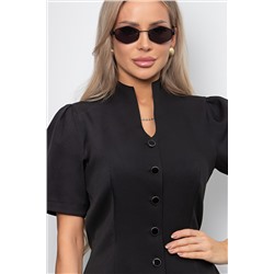 Жакет чёрный с рукавом-фонарик Анис №1