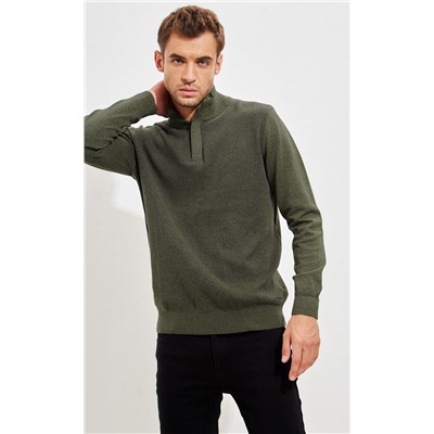 Джемпер P321-15200 khaki-melange