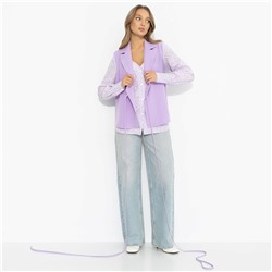 Рубашка с имитацией многослойности, Собрание идей (сирень)