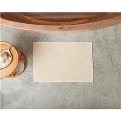 Коврик махровый «Этель» Organic Beige, 50×70 см, хлопок 100%