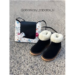Ab.Zapatos UGY NEW R NEGRO+Vera pelle flores АКЦИЯ