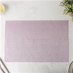 Салфетки сервировочные на стол Доляна, 4 шт., 45×30 см, ПВХ, розовые