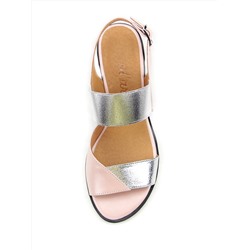 Босоножки ED'ART 6004.624'bl.pink-pearl/silver R