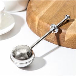 Сито для чая механическое Vent, серебристое