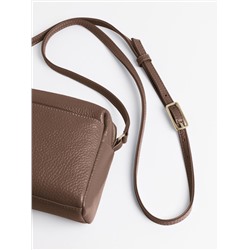 Женская кожаная сумка Richet 2536LG 957 Коричневый