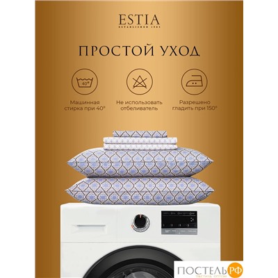 Estia ЭБЕРТ Простыня на резинке 160х200х30, 1 пр, хл.