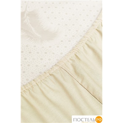 DOME КОЛОРАДО Простыня на резинке 180х200х25, 1 пр., хл.