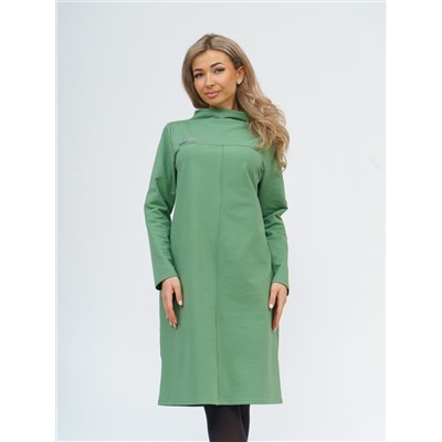 854 Платье "олива"