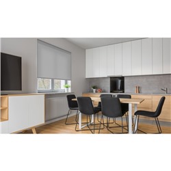 Рулонная штора Decofest «Плайн», 55×160 см, цвет серый