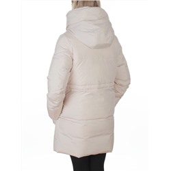 8379 LT. BEIGE Куртка зимняя женская (200 гр. холлофайбер)