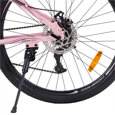 Велосипед 26" рама 17" 21sp COMIRON FLAME розовый