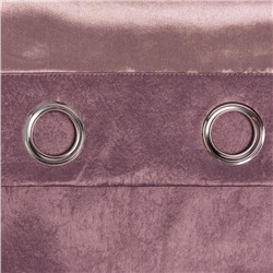 Штора портьерная на люверсах «Этель. Классика», фиолетовая, 250×265 см