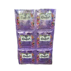 (Упаковка 24 шт) Кондиционер для стирки белья Comfort Beauty perfume softener Wild berries and Bahlia 17 мл x 24 шт