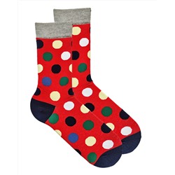 Носки р.35-40 "Bubbles" Red