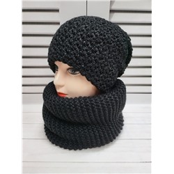 Шапка со снудом женская 6224