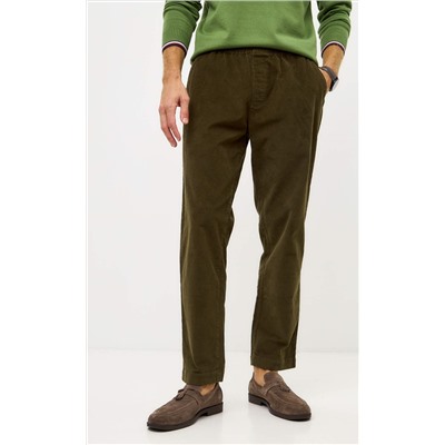 Брюки вельвет P421-0865 khaki