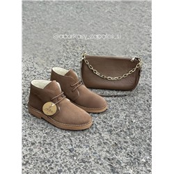 AB.Z. 3612/2 Vison С ДВОЙНЫМИ ШНУРКАМИ+AB.Z · Pelle · 21-35 (350) АКЦИЯ