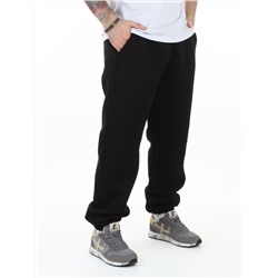 BC 05 BLACK Брюки спортивные утепленные мужские (50% хлопок, 50% полиэстер)