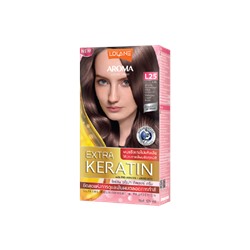 Стойкая краска для волос  Lolane Aroma Extra Keratin Hair Color 125 мл (L25-Mahogany Copper Brown)