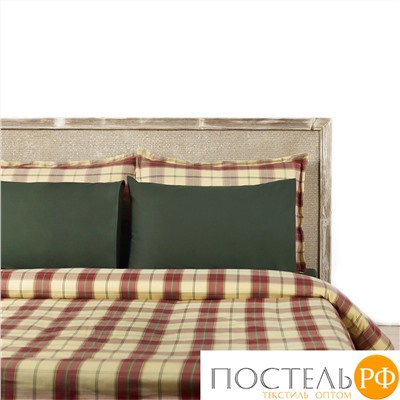 Пододеяльник LYNN 100 % хлопок, "тартан" (шотландка) light gold (светло-жёлтый) 200х220 CASUAL AVENUE / Lappartement