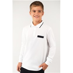 Рубашка-поло с длинным рукавом для мальчика Happyfox