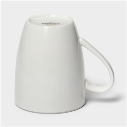 Кружка Magistro La Perle, 350 мл, фарфор, белая