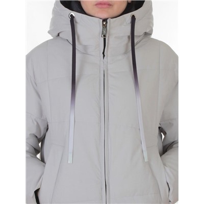 W8236M LT. GRAY Пальто зимнее женское оверсайз (200 гр. био-пух)