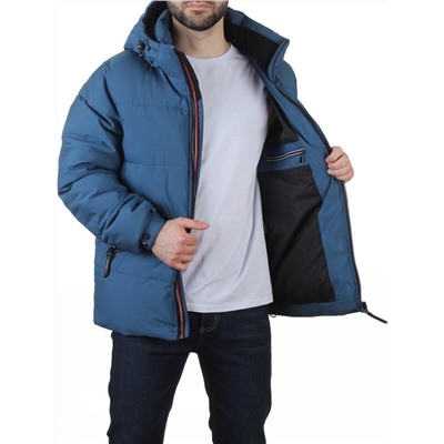 6393 BLUE Куртка мужская зимняя (200 гр. холлофайбер)