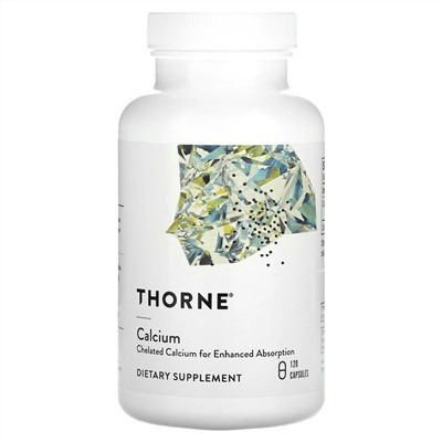 Thorne, Кальций, 250 мг, 120 капсул