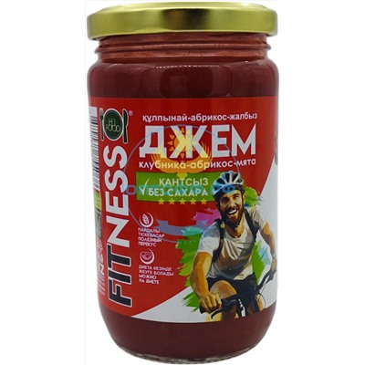 HiFood Джем FITNESS Клубника-Абрикос-Мята 450гр