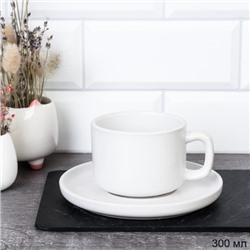 Чайная пара 300 мл white / 3404W 2pcs/3600 /уп6/36/